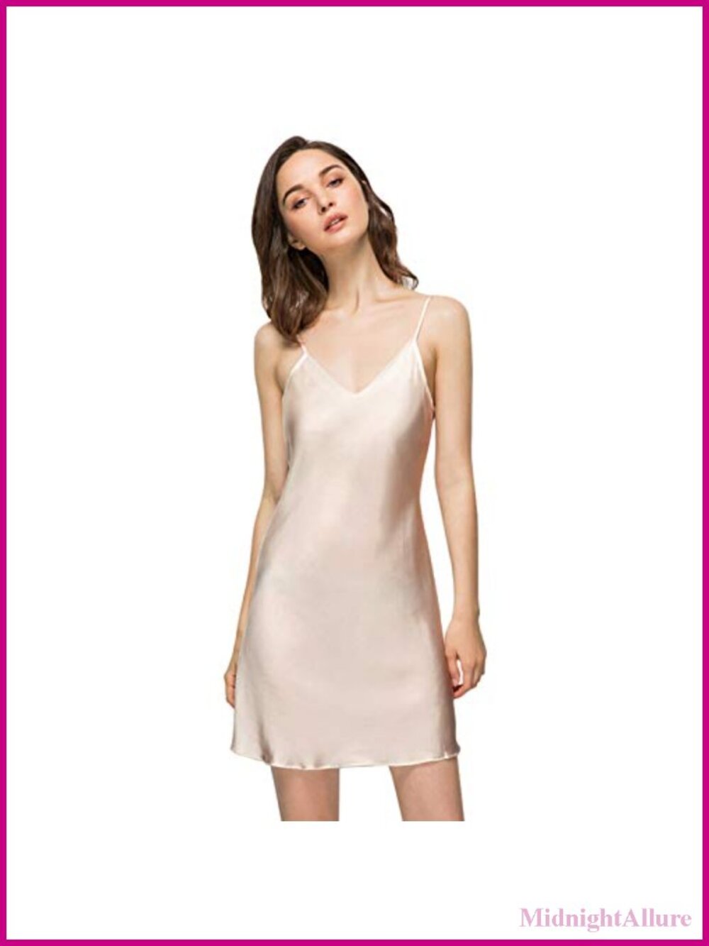 Satin Women's Slip Dress Adjustable Spaghetti Strap Camisole Bodycon Mini